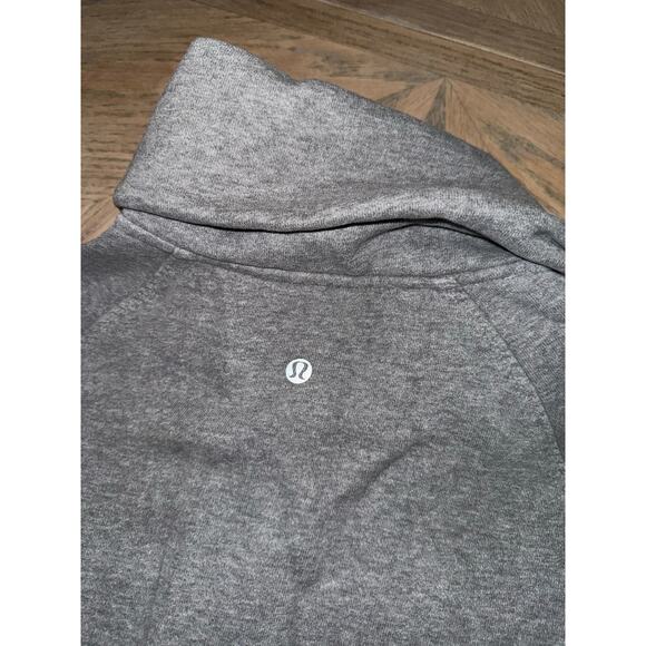 Lululemon Calm & Cozy full zip Jacket in heathered medium gray size 8 - Picture 12 of 12